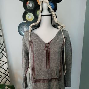 Vintage Havana 1954 Poncho Hoodie Sz S